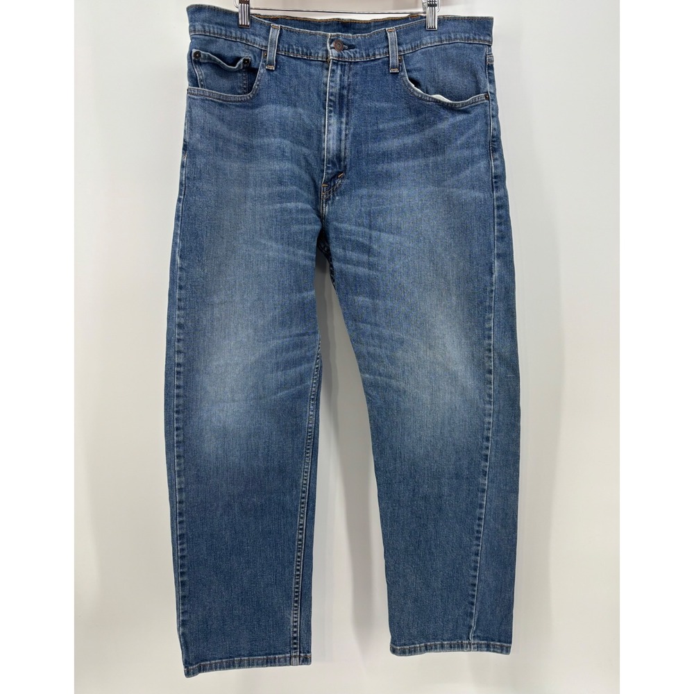 Levi's 505 Jeans Mens 38x30 Straight Leg Blue Medium Wash